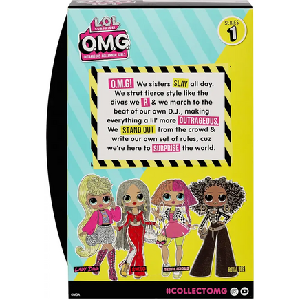 LOL Surprise OMG Royal Bee Fashion Doll - Ottimo regalo per bambini dai 4 anni in su - MGA - Bambole - 6970193080285