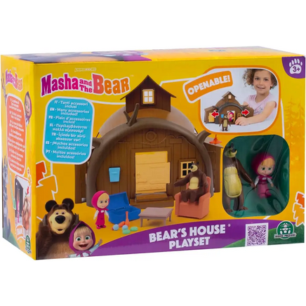 Masha E Orso playset Casa Di Orso - Giochi Preziosi - Playset - 8056379161882