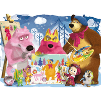 Masha e Orso Puzzle Maxi Floor 60 pezzi - Giocattoli e Bambini - Toys Store8008324092987