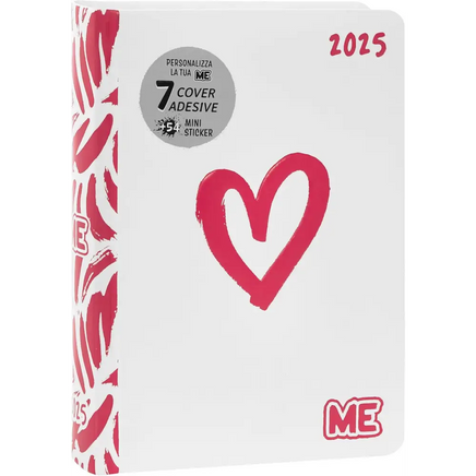 ME Agenda Taccuino 16 Mesi cuore rosso - Franco Panini