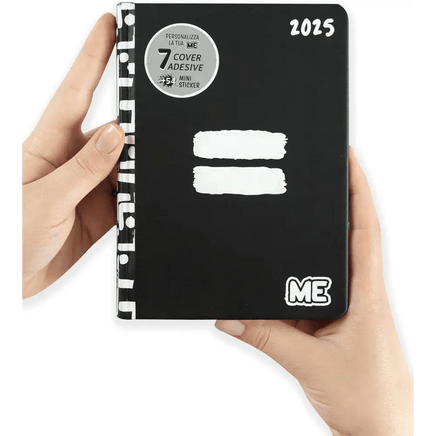 ME Agenda Taccuino 16 Mesi nera grafica "uguale" - Giocattoli e Bambini - Toys Store8058263202244