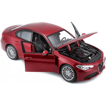 Modellino Burago Alfa Romeo Giulia rossa scala 1:24 - Giocattoli e Bambini - Toys Store4893993210800