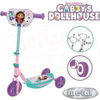 Monopattino 3 ruote Gabby’s Dollhouse - Smoby - Veicoli a spinta e a pedali - 3032167509123