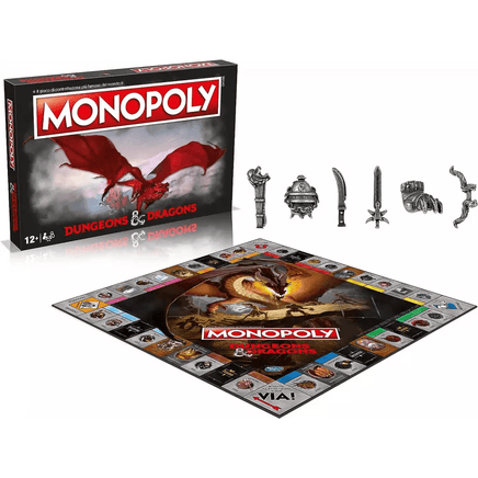 Monopoly Dungeons & Dragons - versione italiana - Giocattoli e Bambini - Toys Store5036905046367