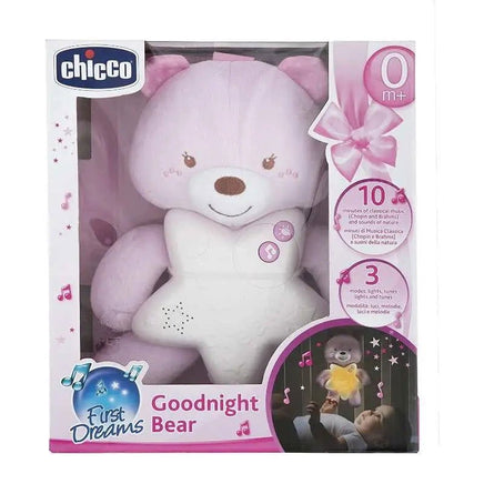 Orsetto Rosa Goodnight Chicco - Giocattoli e Bambini - Toys Store8058664079704