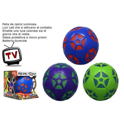 Pallone da Calcio Luminoso Reactorz - Spin Master - Giochi