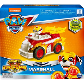 Paw Patrol Mighty Pups Veicolo deluxe Marshall - Spin