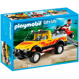 Playmobil 4228 Pick - up con quad da corsa - Giocattoli e Bambini - Toys Store4008789042286