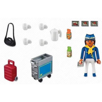 Playmobil 4761 - Assistente di Volo con Carrello Portavivande - Giocattoli e Bambini - Toys Store4008789047618