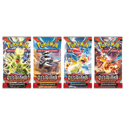 Pokemon carte da gioco SCARLATTO e VIOLETTO Ossidiana Infuocata - Giocattoli e Bambini - Toys Store820650603402