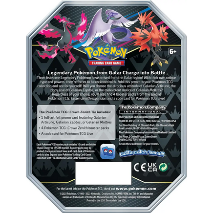 Pokémon Galariano Zapdos Carta promozionale - versione