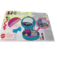 Polly Pocket cofanetto azzurro Clip and Combo con pettine - Giocattoli e Bambini - Toys Store887961930122