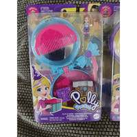 Polly Pocket cofanetto azzurro Clip and Combo con pettine - Giocattoli e Bambini - Toys Store887961930122