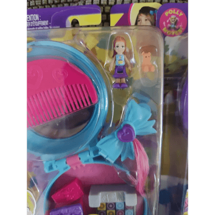 Polly Pocket cofanetto azzurro Clip and Combo con pettine - Giocattoli e Bambini - Toys Store887961930122