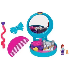 Polly Pocket cofanetto azzurro Clip and Combo con pettine - Giocattoli e Bambini - Toys Store887961930122