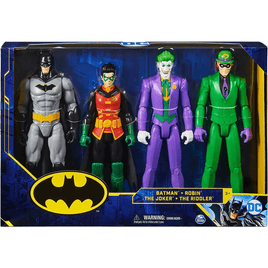 Set di 4 personaggi Batman, Robin, Joker e Enigmista - Giocattoli e Bambini - Toys Store778988242315