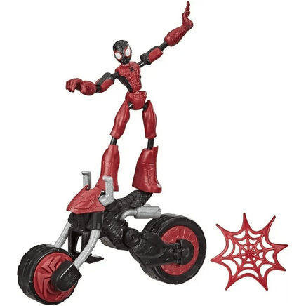 Spider - Man Bend e Flex con Moto - Giocattoli e Bambini - Toys Store5010993789740