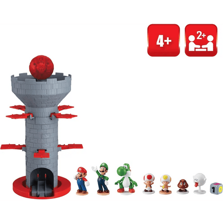 Super Mario Blow Up! Shaky Tower - Giocattoli e Bambini - Toys Store5054131073568