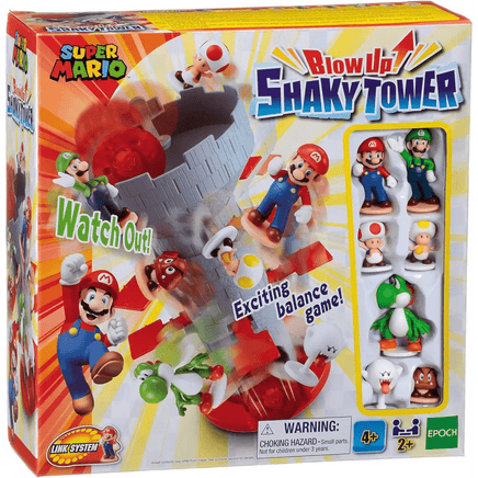 Super Mario Blow Up! Shaky Tower - Giocattoli e Bambini - Toys Store5054131073568