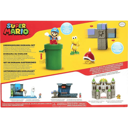 Super Mario set Diorama sotterraneo - Giocattoli e Bambini - Toys Store0192995404267