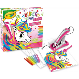 Super Pen Neon Unicorno - Crayola - Bambole playset