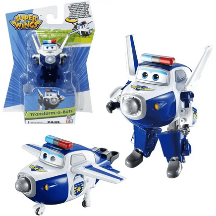 Super Wings Transform - a - Bots Paul - Giocattoli e Bambini - Toys Store8874512114102