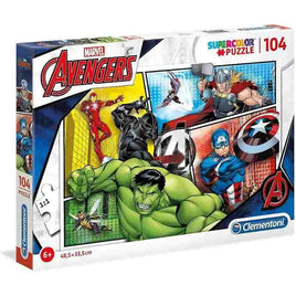 The Avengers Supercolor Puzzle 104 pezzi - Giocattoli e Bambini - Toys Store8005125272846