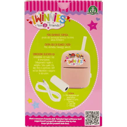 Twinnies Mini Stampante Termica - Giocattoli e Bambini - Toys Store8056379139430