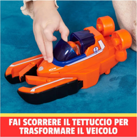 Veicolo trasformabile di Zuma Paw Patrol Aqua Pups - Spin