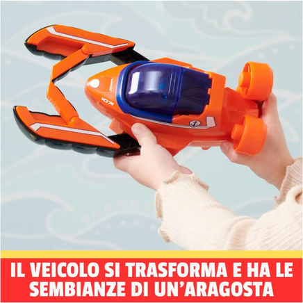 Veicolo trasformabile di Zuma Paw Patrol Aqua Pups - Spin