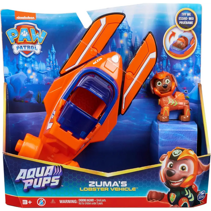 Veicolo trasformabile di Zuma Paw Patrol Aqua Pups - Spin