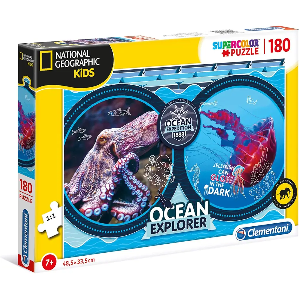 CLEMENTONI - 27141 - National Geographic Kids - Ocean Explorer - 104 Pezzi  - Made In Italy - Puzzle Bambini 6 Anni + - ePrice